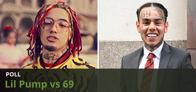 Lil Pump vs 69 (Tekashi 6ix9ine): Who is the better rapper? (POLL)