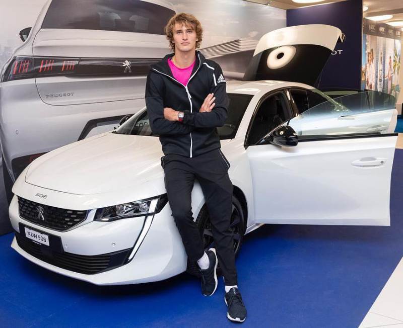 Alexander Zverev's cars collection: Peugeot