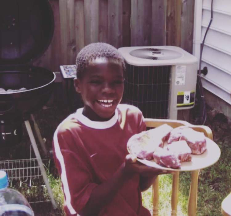 Frances Tiafoe as a 8-year-old kid