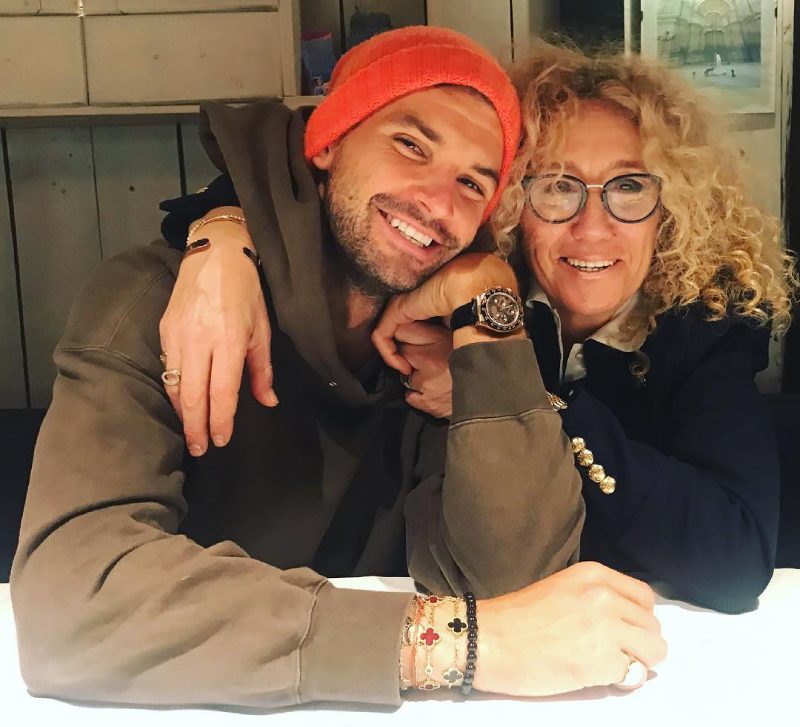 Grigor Dimitrov with his mother Maria