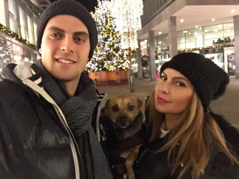 Tomi Juric with his girlfriend Valentina Krasimirova