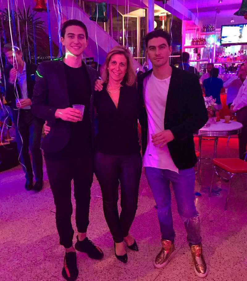 Tony Taranto and Joe Taranto with their mother Laura