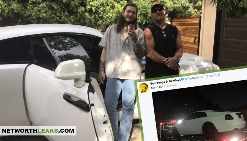 Post Malone's car - Rolls Royce