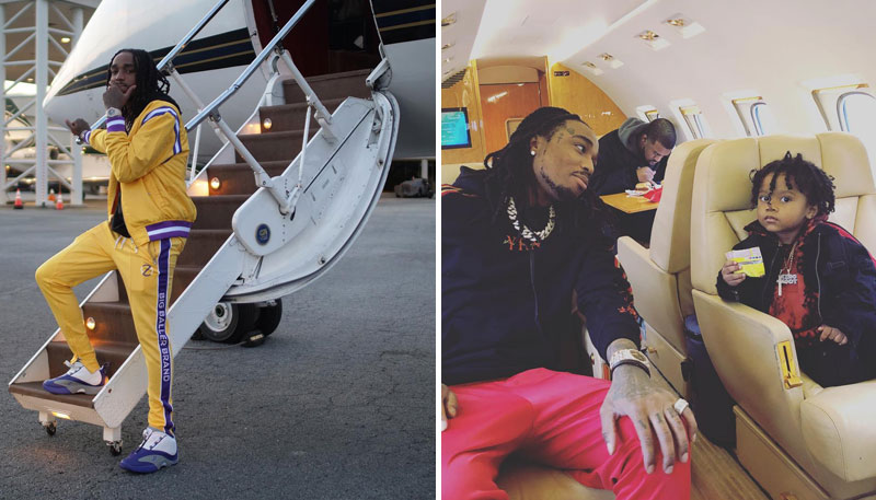 Quavo (Migos) cars and airplane