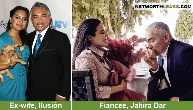 Cesar Millan's ex-wife Ilusion Millan-Wilson and his fiancee Jahira Dar