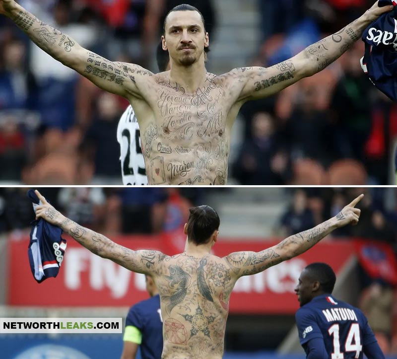 Zlatan Ibrahimovic tattoos photos