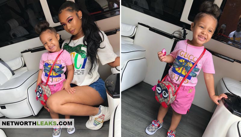 Tekashi 69's baby mother, Sara Jade Molina, and their daughter Saraiyah Hernandez