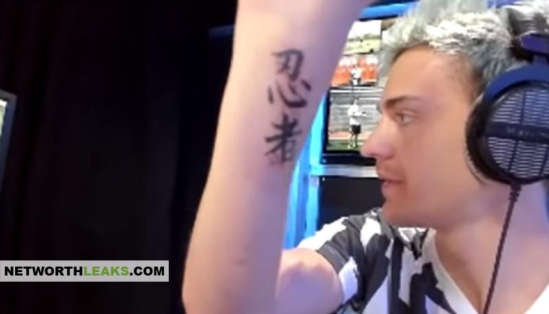 Ninja (Tyler Blevins) tattoos