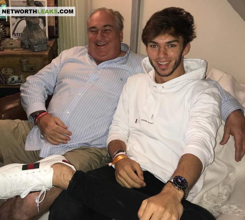 Pierre Gasly with his father (parents)