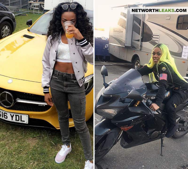 Lady Leshurr's cars collection