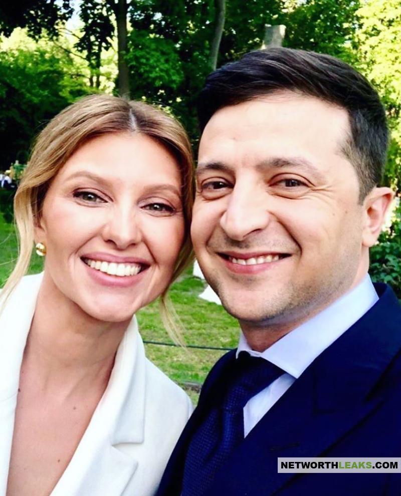 Svetlana Loboda with Volodymyr Zelensky