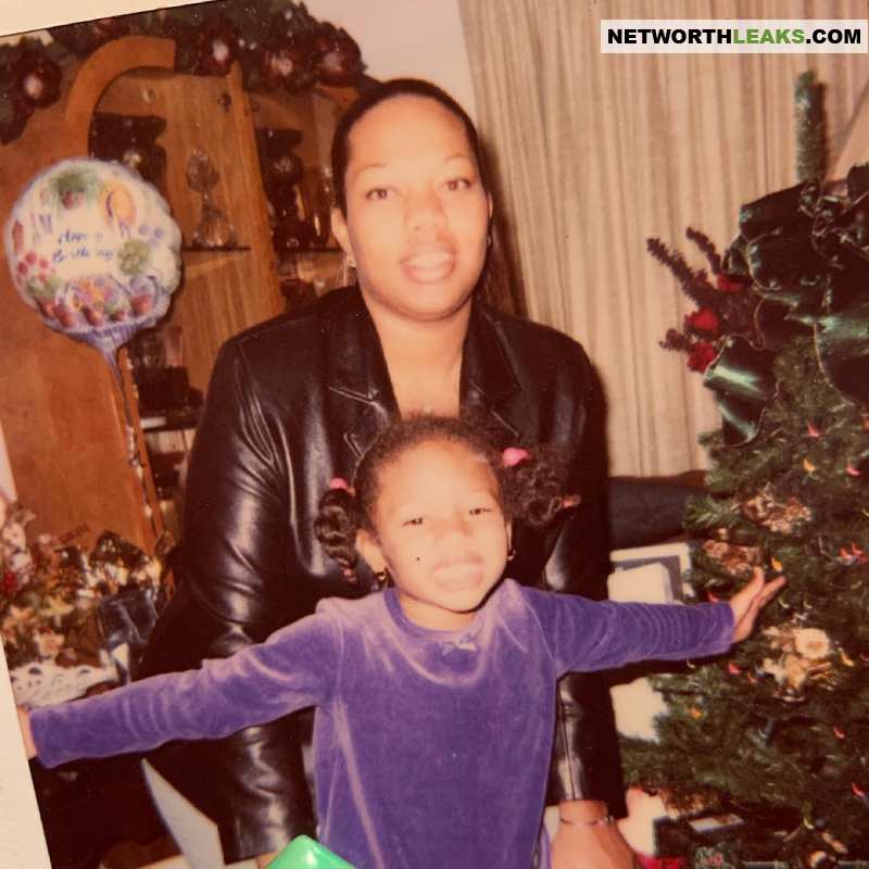 Megan Thee Stallion as a kid with her mother Holly Thomas (Holly-Wood)