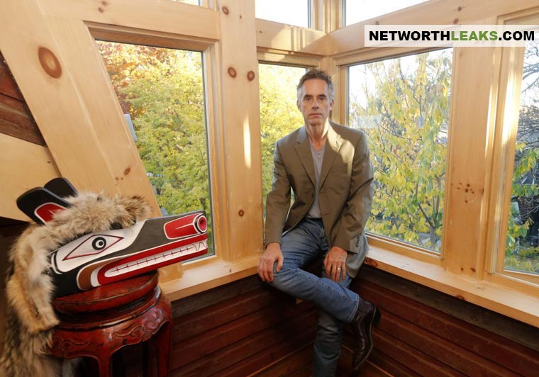 Jordan Peterson at his house