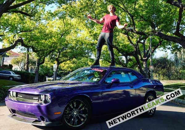 Logan Paul's car (2014 Dodge Challenger)